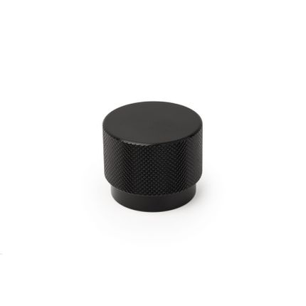 Gałka GRAF BIG 0486 - czarny szczotkowany / fi 38 mm