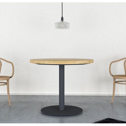 Stół okrągły industrialny ROUND FLAT