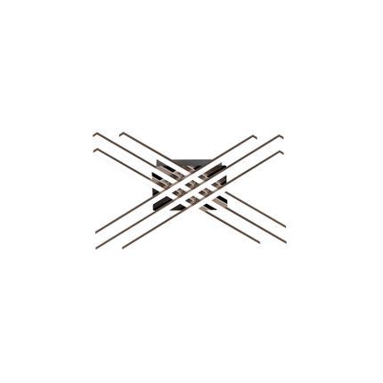 Lampa sufitowa CROSS PL99829-6 - srebrny