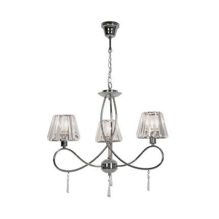Lampa wisząca PARIA P15090-3 - chrom/przezroczysty