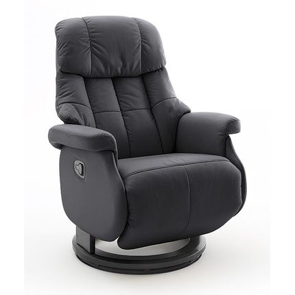 Fotel relax CALGARY COMFORT L - czarny/czarny