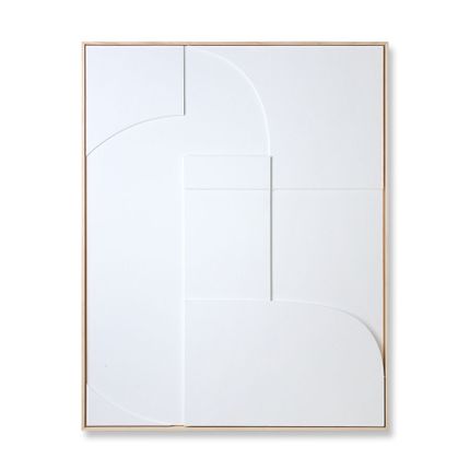 Obraz RELIEF A 97x120 - biały