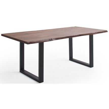 Stół drewniany CALABRIA z blatem 3.5 cm - orzech