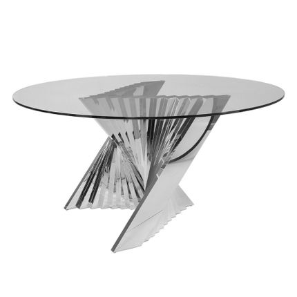 Elegancki stół okrągły do salonu CT2071 150x75 cm