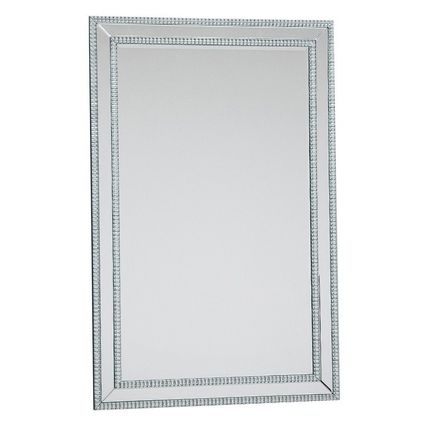 Lustro wiszące z kryształkami JS48 75x115