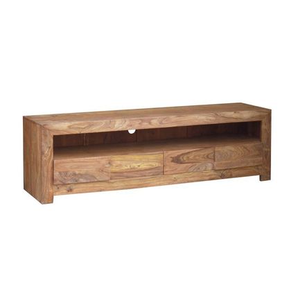 Szafka RTV drewniana VERONA 4 szuflady - palisander teak