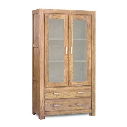 Witryna drewniana 2-drzwiowa MODENA - palisander teak