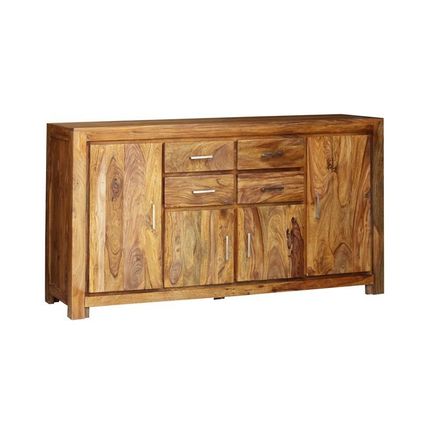 Komoda drewniana 4-drzwiowa MODENA 4 szuflady - palisander teak