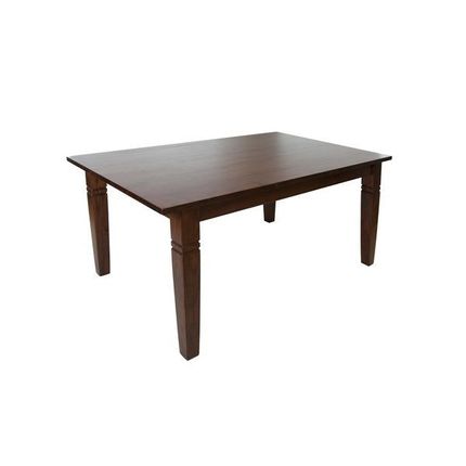 Stół drewniany rozkładany ROMA 140/220x100 - akacja brąz