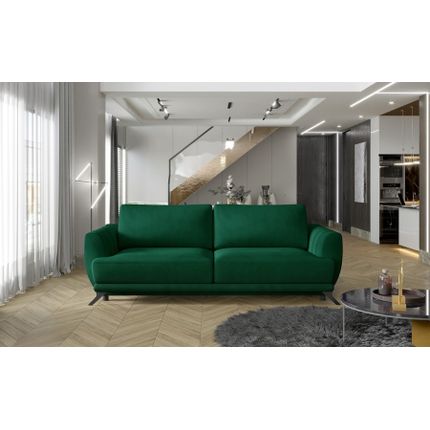 Sofa rozkładana z bokami MEGIS - tkanina Monolith 37