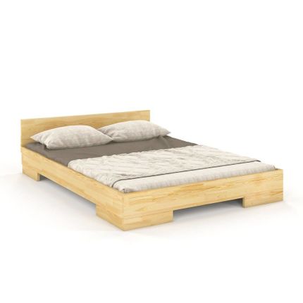 Łóżko drewniane sosnowe SPECTRUM Niskie 90x200 - naturalny