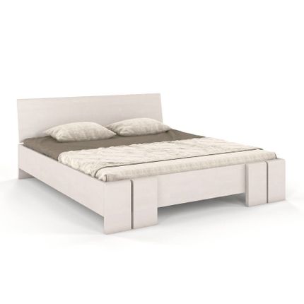 Łóżko drewniane bukowe VESTRE Maxi&Long 200x220 - biały