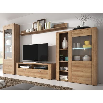 Meblościanka LARONA 10 - dąb riviera