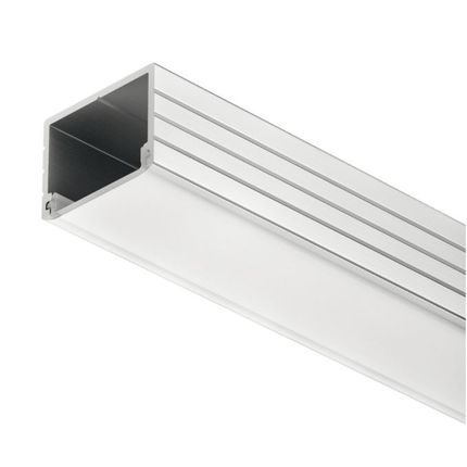 Profil nawierzchniowy LOOX 2191 - aluminium/biały / wys. 13 mm / dł. 250 cm