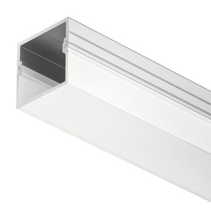 Profil nawierzchniowy LOOX 2192 - aluminium/biały / wys. 18 mm / dł. 250 cm