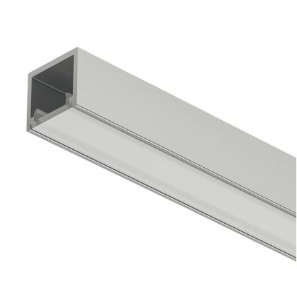 Profil nawierzchniowy LOOX5 2102 do taśm LED 8 mm - aluminium/biały / wys. 12 mm / dł. 300 cm