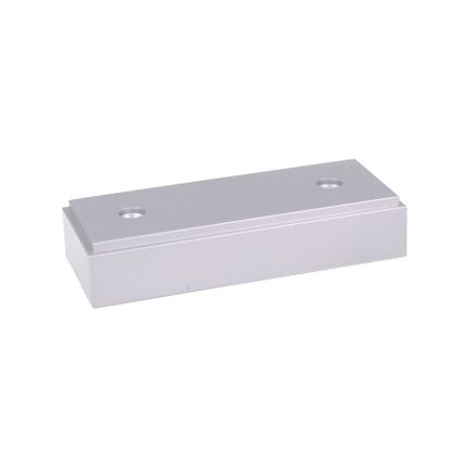 Nóżka prostokątna K160 - chrom mat / wys. 2 cm