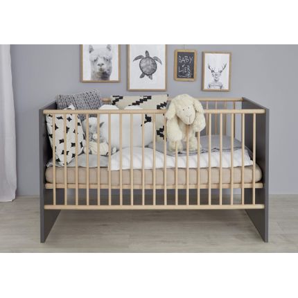 Łóżeczko dziecięce MATS BABY 140x70 - szary