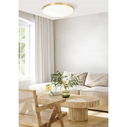 Okrągła lampa sufitowa SIERRA CL12100009-GD - złoty