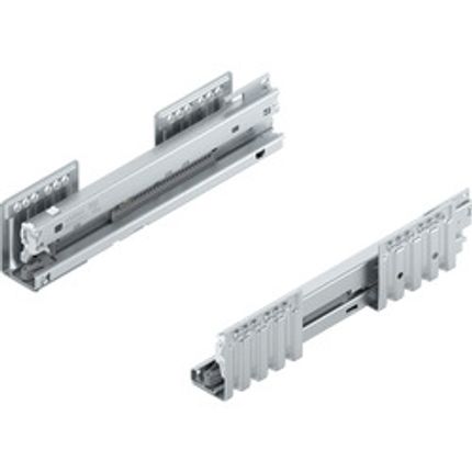 Prowadnice z hamulcem MERIVOBOX BLUMOTION 450 B / dł. 27 cm / 40 kg / wysuw 100%