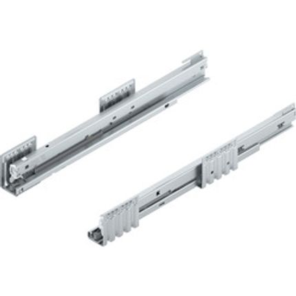 Prowadnice z hamulcem MERIVOBOX BLUMOTION 453 B / dł. 45 cm / 70 kg / wysuw 100%