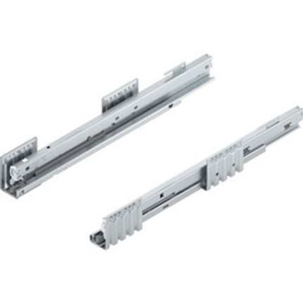 Prowadnice z przesuniętym bolcem i hamulcem MERIVOBOX BLUMOTION 453 BZ / dł. 45 cm / 70 kg