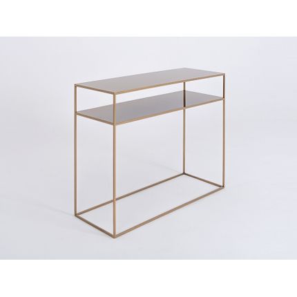 Konsola TENSIO 2 FLOOR METAL 100x35 - złoty