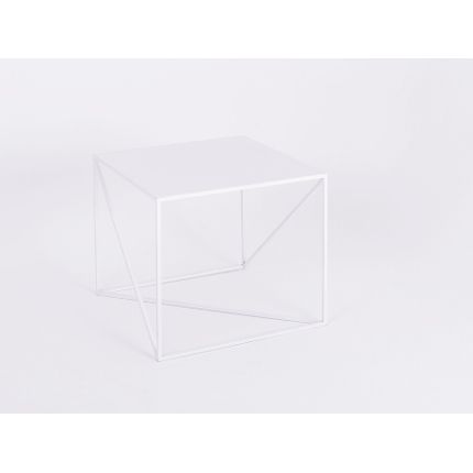 Stolik MEMO METAL 50 - biały