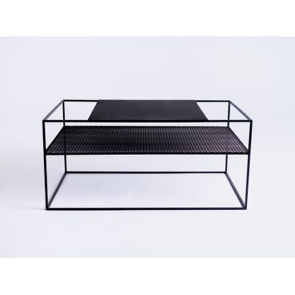 Stół kawowy MATRIX METAL 100x60 - czarny