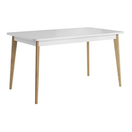 Stół rozkładany NUMI 140/180x80 - biały połysk