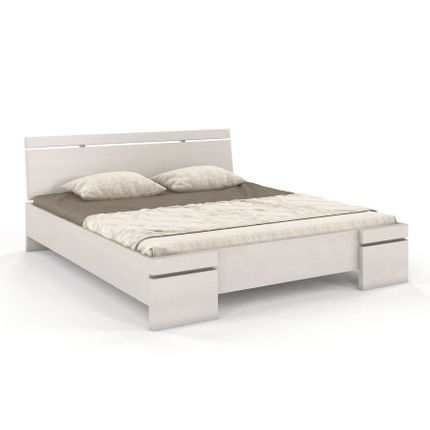 Łóżko drewniane sosnowe SPARTA Maxi&Long 160x220 - biały