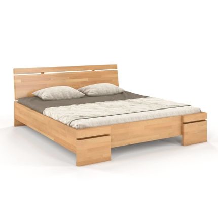 Łóżko drewniane bukowe SPARTA Maxi&Long 200x220 - naturalny