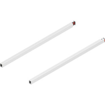 Reling podłużny MERIVOBOX - jedwabiście biały / dł. 50 cm / lewy/prawy