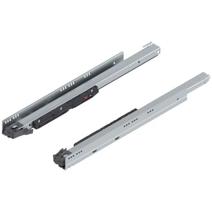 Prowadnice z hamulcem LEGRABOX BLUMOTION 753 S / dł. 65 cm / 70 kg / wysuw 100%