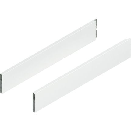MERIVOBOX BOXCAP, dł.=600 mm, wysokość E, lewy/prawy+jedwabiście biały mat*P/U: 10