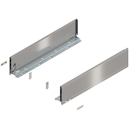 Bok szuflady LEGRABOX, wysokość K (128.5 mm), dł.=550 mm, lewy/prawy, do LEGRABOX pure+inox-szczotk.-lakier.*P/U: 1/5