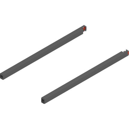 Reling podłużny MERIVOBOX - antracyt / dł. 40 cm / lewy/prawy