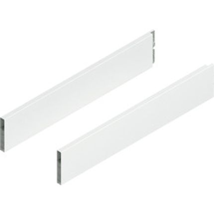 MERIVOBOX BOXCAP, dł.=550 mm, wysokość E, lewy/prawy+jedwabiście biały mat*P/U: 10