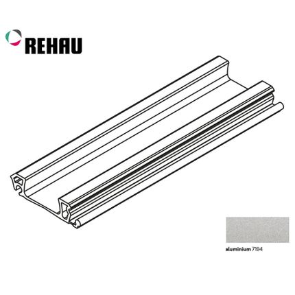 Listwa uchwytowa pośrednia E23, E9 - aluminium / dł. 250 cm