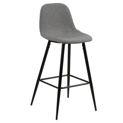 Hoker WILMA 101 cm - jasny szary/czarny