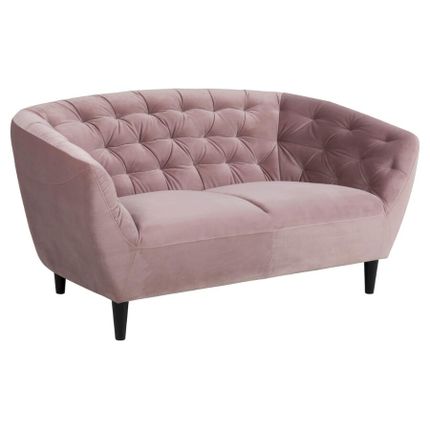 Sofa 2-osobowa RIA - pudrowy róż