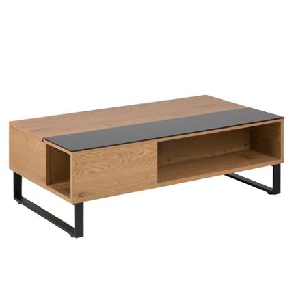 Stolik kawowy AZALEA 110x60 - czarne szkło