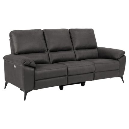 Sofa 3-osobowa RANA z funkcją relaks - szary