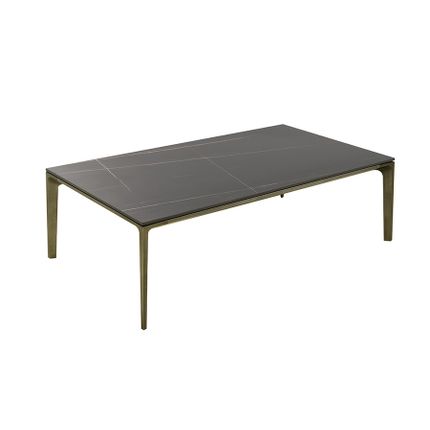 Stolik CF209-1 130x70 cm - miedź rustykalna