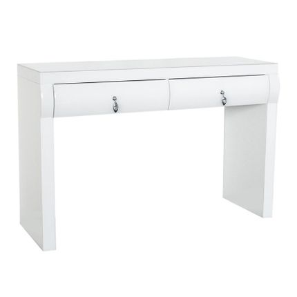 Toaletka z białego szkła 15JS0065 100 cm