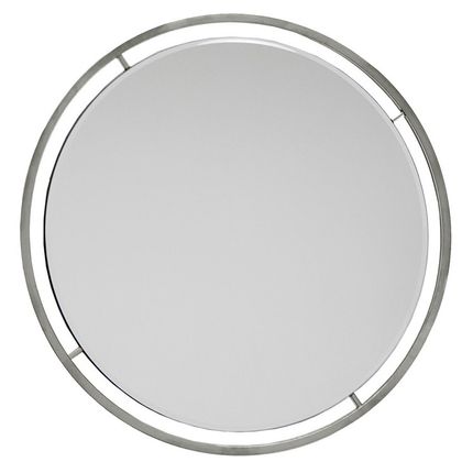 Lustro okrągłe LW6852 89cm - srebrny