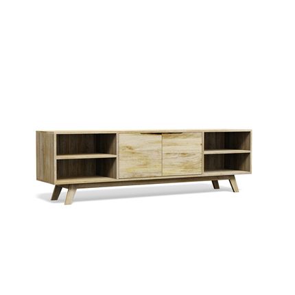 Szafka RTV drewniana ST-20-MN - naturalny