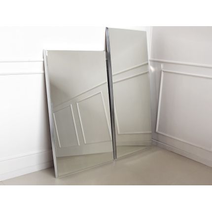 Lustro fazowane 12F-390 80x180 cm - srebrny
