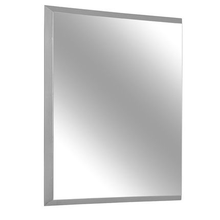Lustro fazowane 12F-390 120x100 cm - srebrny