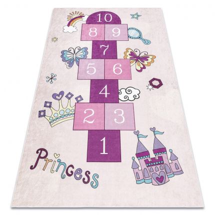 Dywan PRINCESS HOPSCOTCH - różowy